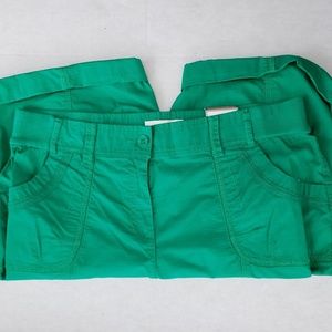 NWOT Chico's green ultimate fit capri size 2